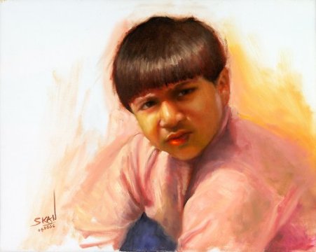 Portrait Painting : PR_Abhinay_SivaNyayapathi_16x20