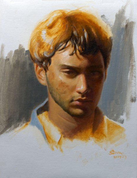 Portrait Painting : PR_Aditya_SivaNyayapathi_16x12