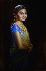 Portrait Painting : PR_Kirtana3_SivaNyayapathi_36x24