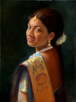Portrait Painting : PR_Lasya_SivaNyayapathi_24x18