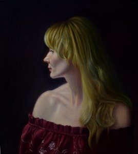 Portrait Painting : PR_Kirtana3_SivaNyayapathi_36x24